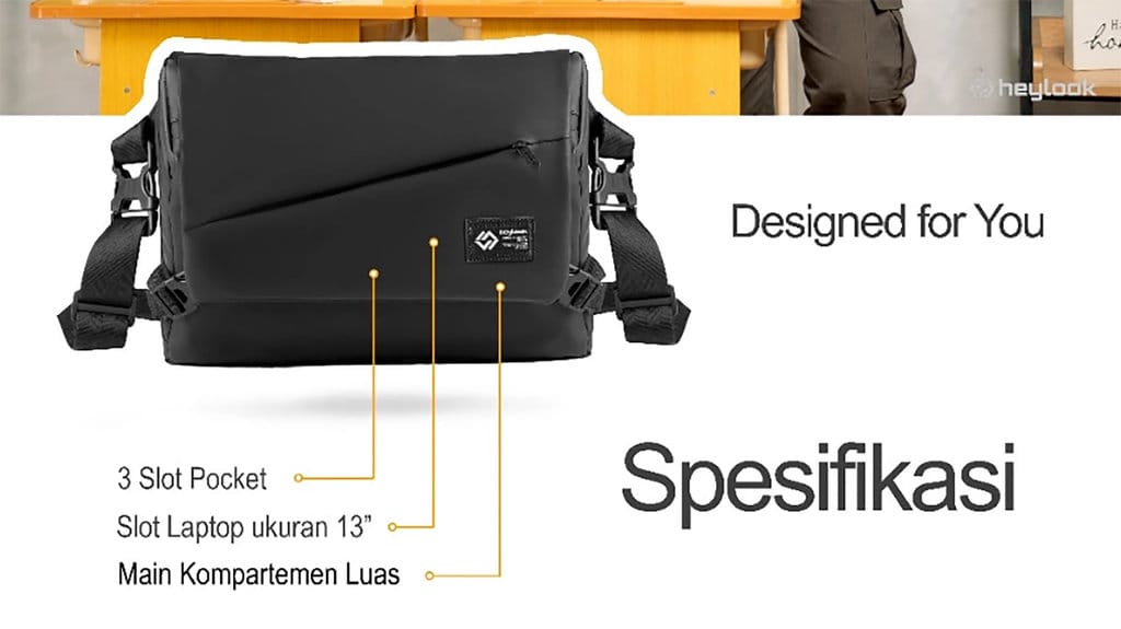 HEYLOOK Volta 3.0 Sling Bag. foto/Heylook HEYLOOK Volta 3.0 Sling Bag