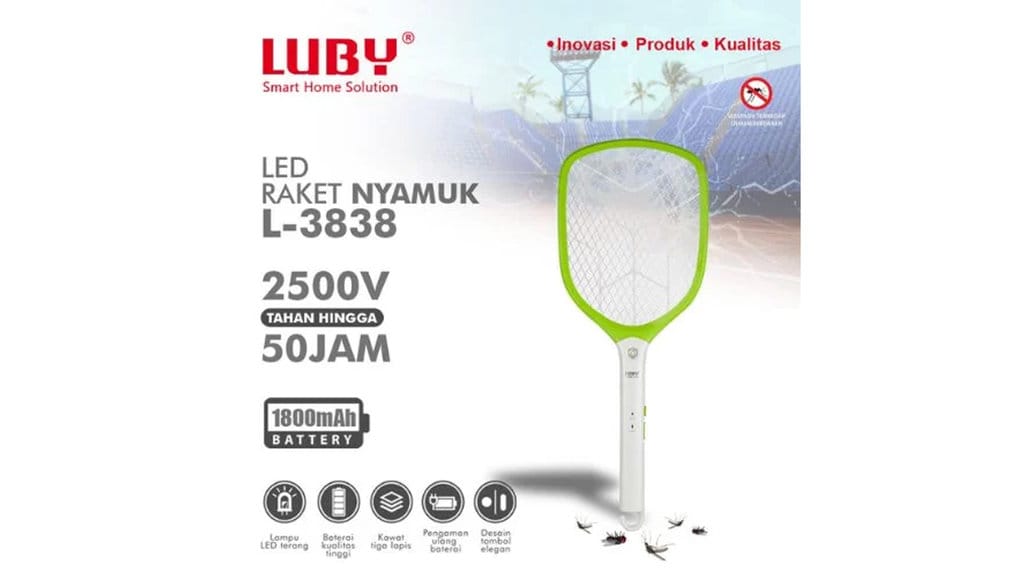 Luby Raket Nyamuk L-3838. (FOTO/luby.co.id) Luby Raket Nyamuk L-3838