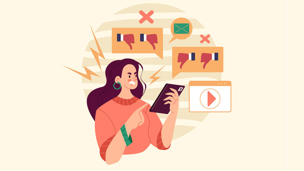 Ilustrasi Cyber Bullying. foto/istockphoto Ilustrasi Cyber Bullying
