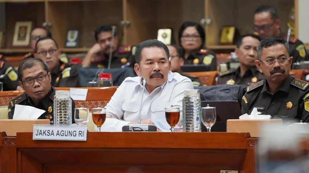 Jaksa Agung saat rapat Kerja (Raker) dengan Komisi III DPR RI di Gedung DPR/MPR RI, pada Selasa, (20/01/2026). FOTO/dok.Kejaksaan Agung Body artikel Kejaksaan Agung 16