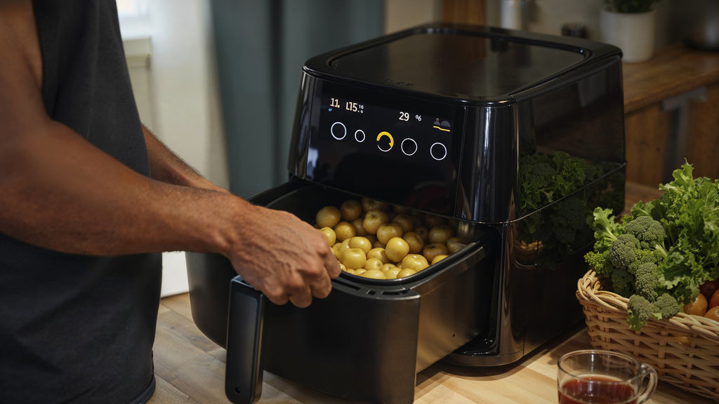 Ilustrasi Air Fryer. foto/freepik ilustrasi air fryer