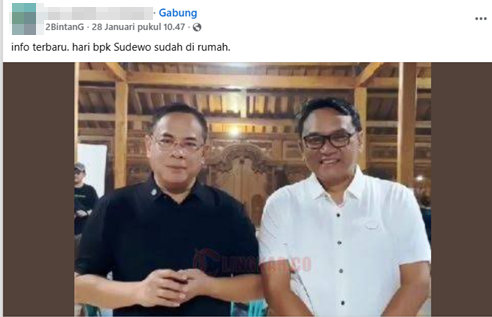 Tangkapan layar terkait Bupati Pati, Sudewo.