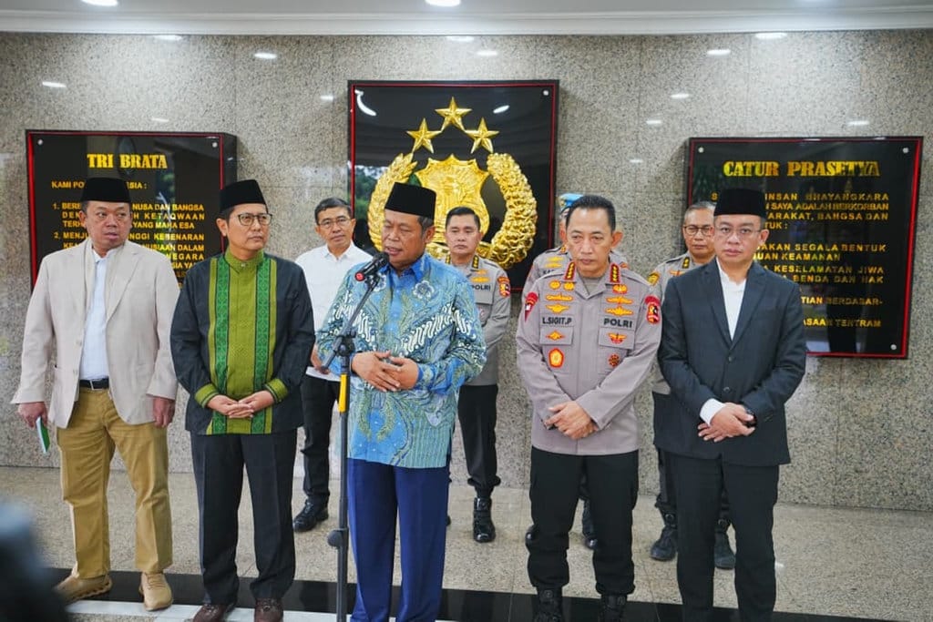 Audiensi Kapolri Jenderal Listyo Sigit Prabowo dengan pengurus DPP Majelis Ulama Indonesia (MUI) periode 2025-2030 di Mabes Polri, Jakarta Selatan, Kamis (5/2/2026). tirito.id/Ayu Mumpuni Listyo Sigit Prabowo bertemu DPP MUI