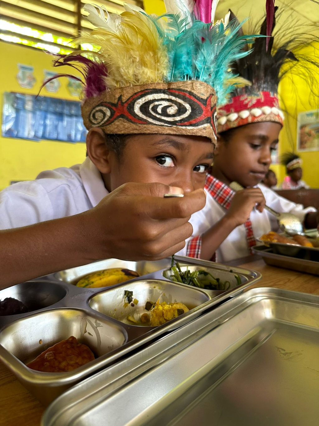 Program Makan Bergizi Gratis (MBG) di Jayapura, Papua. Foto/BGN. Program MBG di Papua