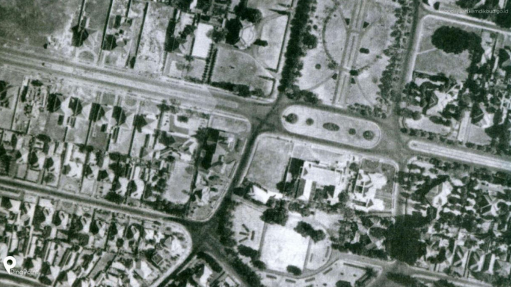 Gambar citra satelit kawasan Menteng. (FOTO/kemendikdasmen.go.id) Kawasan Menteng