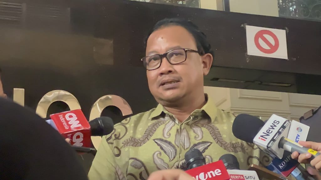 Komisioner Kompolnas, M. Choirul Anam, saat menghadiri sidang KKEP AKBP Didik di Gedung TNCC, Jakarta Selatan, Kamis (19/2/2026). tirto.id/Ayu Mumpuni M Choirul Anam