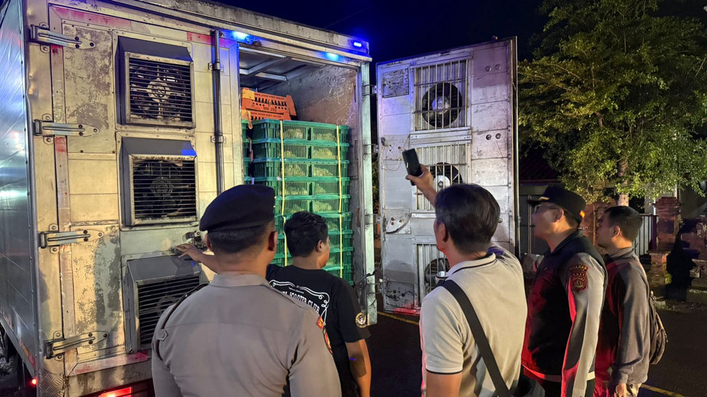 Foto pelaksanaan razia di wilayah hukum Polres Gianyar untuk mencari keberadaan pelaku penculikan Ihor Komarov. Foto: Humas Polres Gianyar Razia di Wilayah Hukum Polres Gianyar