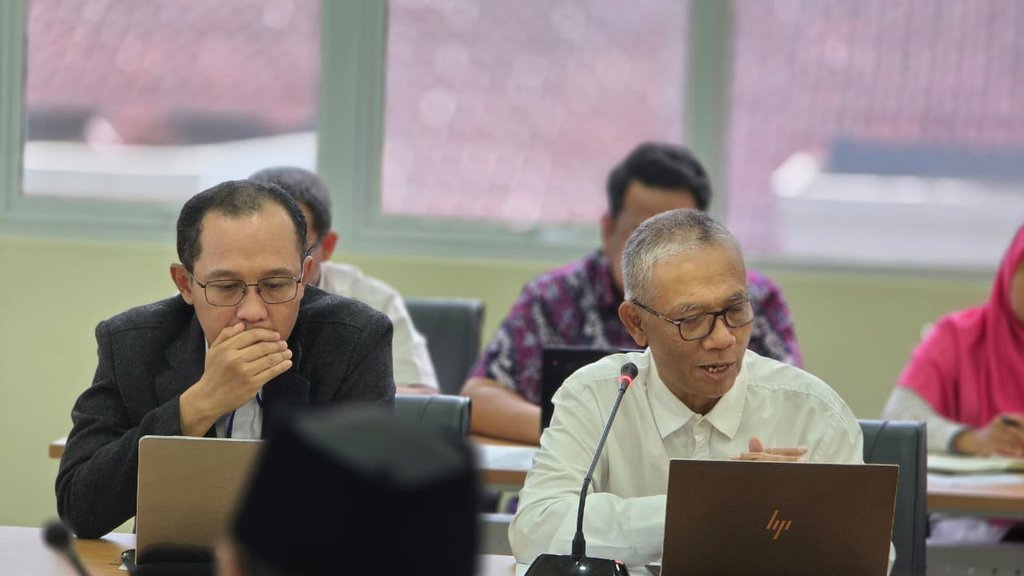 Kemenhaj melalui Direktorat Jenderal Pengembangan Ekosistem Ekonomi Haji dan Umrah (PE2HU) menggandeng IPB University untuk memperkuat penyusunan Cetak Biru Ekosistem Ekonomi Haji dan Umrah melalui Focus Group Discussion (FGD) di Science Techno Park (STP) IPB, Senin (23/2/2026). foto/ Dok. Kemenhaj FGD STP IPB
