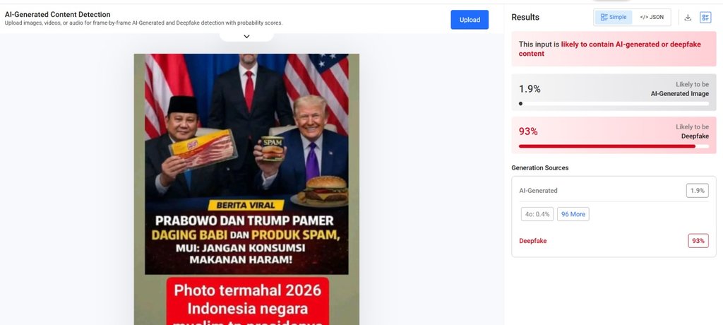 Periksa Fakta Prabowo dan Trump Berfoto Promosikan Daging Babi Periksa Fakta Prabowo dan Trump Berfoto Promosikan Daging Babi