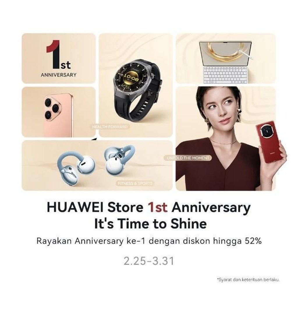 HUAWEI Mate X7 resmi diluncurkan di Indonesia pada 5 Maret 2026, menandai tonggak baru inovasi smartphone foldable yang memadukan desain ultra-tipis, durabilitas terdepan, serta kemampuan fotografi kelas flagship. (FOTO/dok.HUAWEI) HUAWEI Mate X7
