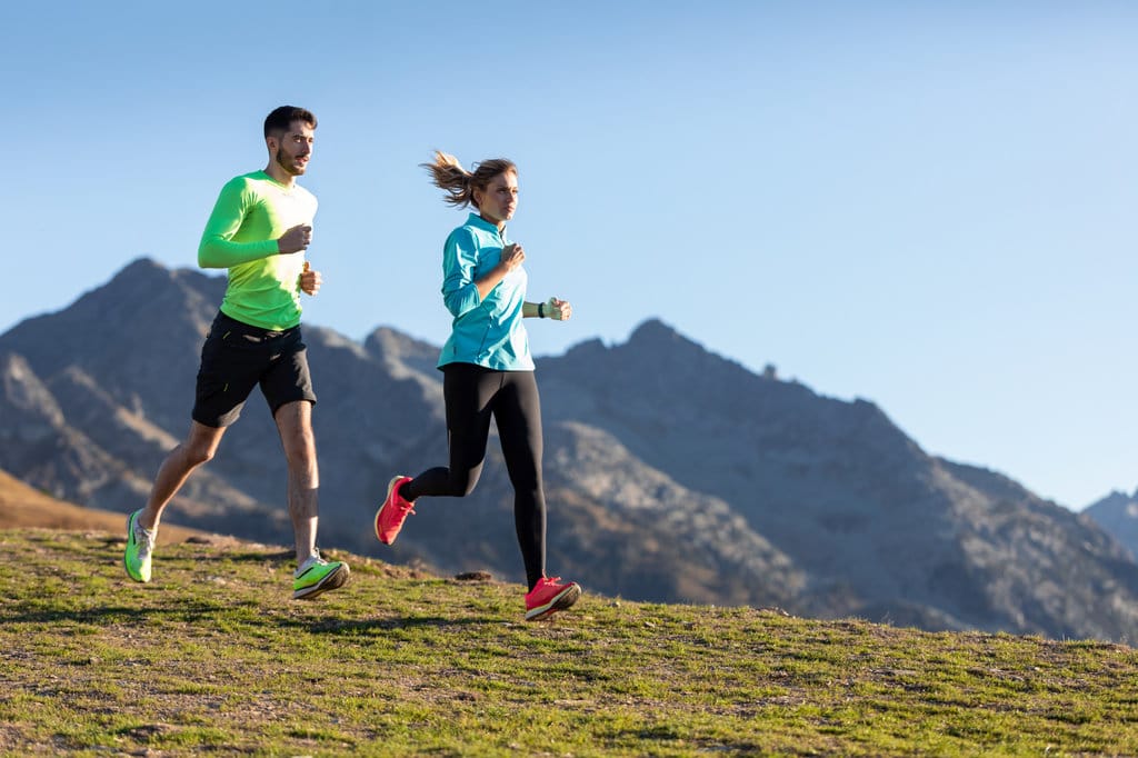 Ilustrasi trail run. FOTO/iStockphoto Ilustrasi Trail Run