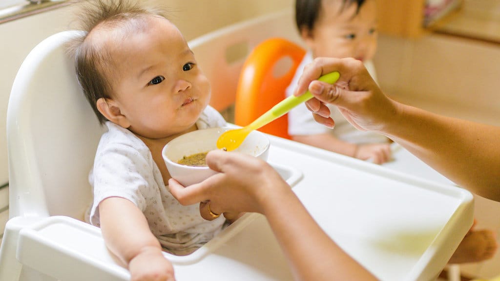 Ilustrasi MPAsi bayi. FOTO/iStockphoto MPAsi bayi