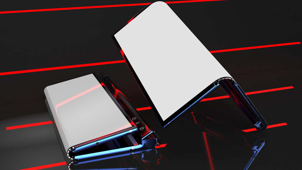 Ilustrasi smartphone lipat. FOTO/iStockphoto Ilustrasi Smartphone Lipat