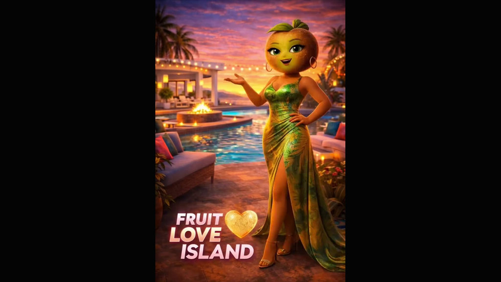 Fruit Love Island. (TikTok/@fruitloversisland) Fruit Love Island
