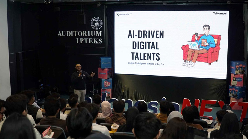 IndonesiaNEXT ke-10 hadir menjawab kebutuhan industri terhadap talenta digital, di tengah tingginya permintaan talenta AI dan semakin luasnya adopsi teknologi di berbagai sektor bisnis. (FOTO/dok. Telkomsel) Body Artikel Telkomsel 4