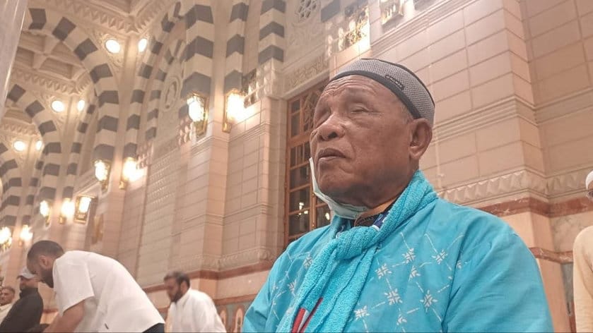 Sarjo Utomo jemaah haji disabilitas tunanetra