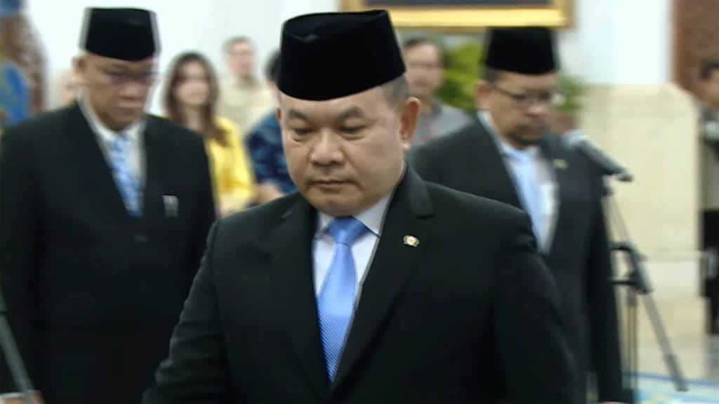 Dudung Abdurachman saat Pelantikan Pejabat Negara/Pemerintah oleh Presiden RI, Istana Negara, 27 April 2026 youtube/Sekretariat Presiden Dudung Abdurachman