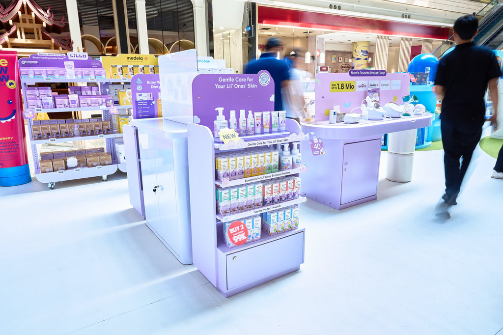 Lilla berkolaborasi dengan Mideer menghadirkan “The Ultimate Playground for Moms & Lil’ Ones”, yang berlangsung pada 6-10 Mei 2026 di Food Society, Ground Floor, Mall Kota Kasablanka, Jakarta Selatan. (FOTO/Lilla) Pers Rilis Lilla