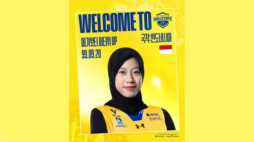 Megawati resmi gabung Hyundai Hillstate. Instagram/hdecvolleyballteam Megawati resmi gabung Hyundai Hillstate