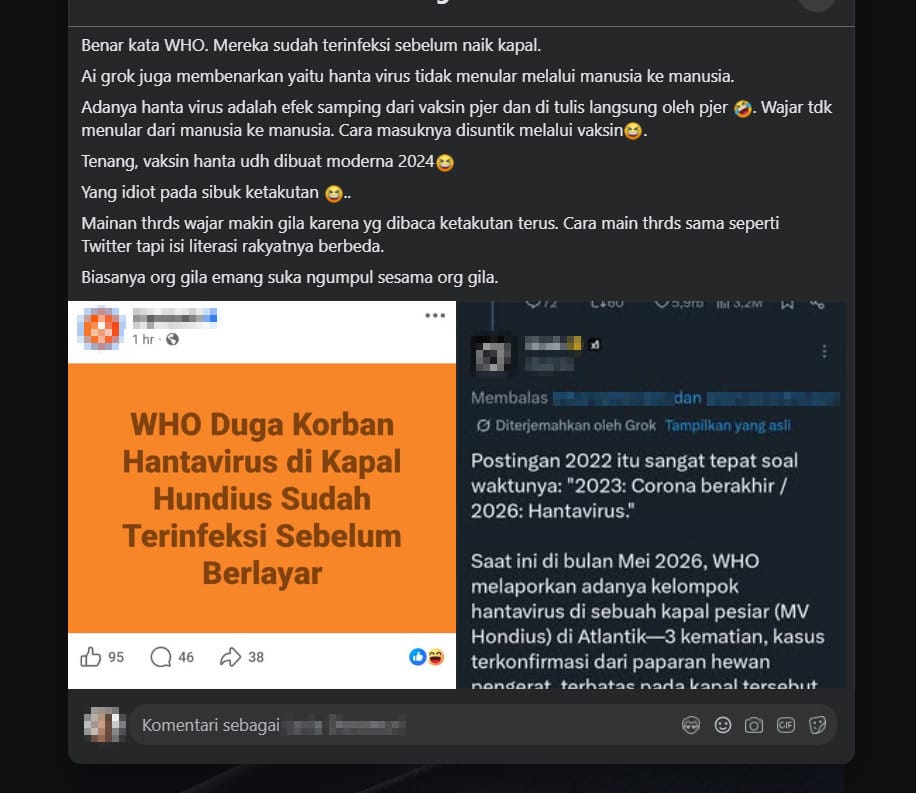 Periksa Fakta Efek Samping Vaksin Pfizer. foto/hotline periksa fakta tirto Periksa Fakta Efek Samping Vaksin Pfizer