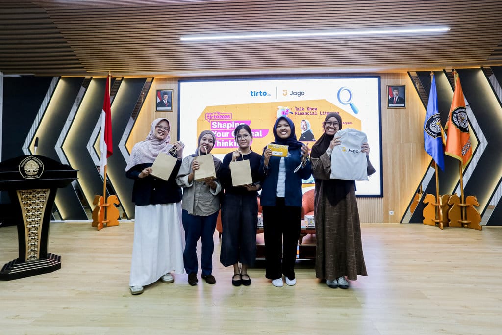 Pemenang Quiz Kelas Tirto Semarang 2026 bersama Bank Jago. FOTO/tirto.id Kelas Tirto Semarang 2026