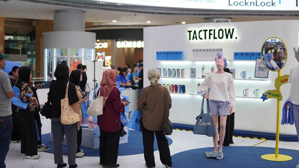 TACTFLOW Grand Opening Exhibition yang berlangsung di Lotte Mall, Jakarta, mulai 22 Mei hingga 7 Juni 2026. Foto/Dok. TACTFLOW. Grand Opening TACTFLOW