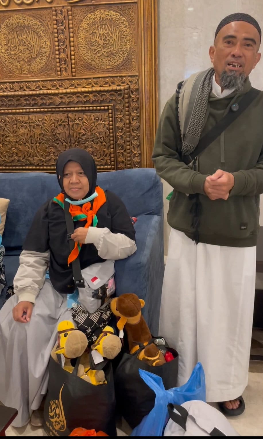 Samsul Azhar, jemaah haji asal Kloter 02 KNO atau Embarkasi Medan saat ditemui Tim Media Center Haji di Jarwal, Makkah, Selasa (2/6/2026). Ia dan rombongan akan diterbangkan dari Jeddah ke Tanah Air pada Selasa malam. Foto: Tim MCH 2026. Fase Pemulangan Jemaah Haji Indonesia