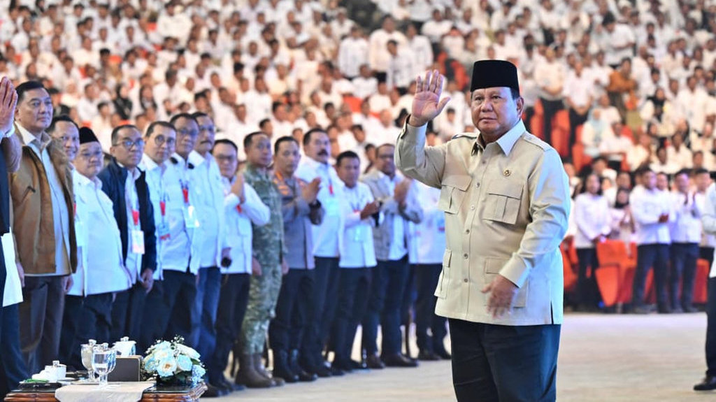 Presiden Prabowo Subianto di acara Building Indonesia’s Future Generations Through Nutrition di Sentul International Convention Center (SICC), Kabupaten Bogor, Jawa Barat, Rabu (3/6/2026). (Foto: Cahyo - Biro Pers, Media, dan Informasi Sekretariat Presiden) Presiden Prabowo Subianto