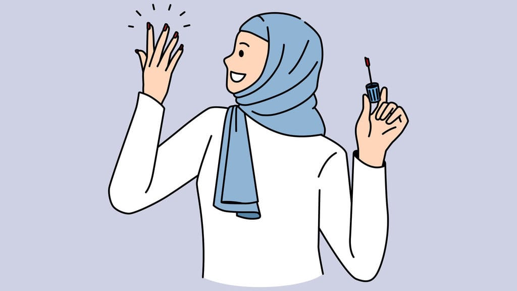 Ilustrasi Kutek Halal. foto/istockphoto Ilustrasi Kutek Halal