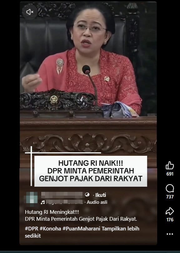 Periksa Fakta DPR Minta Genjot pajak Dari Rakyat. foto/Hotline periksa fakta tirto Periksa Fakta DPR Minta Genjot pajak Dari Rakyat