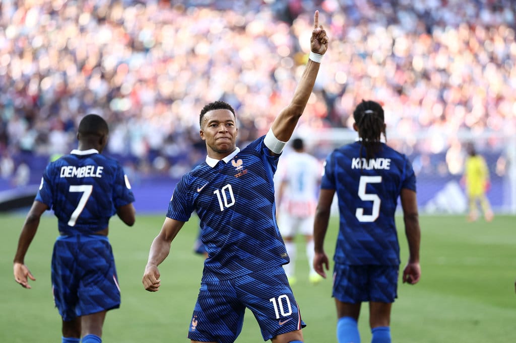 Kylian Mbappe. (Photo by CHARLY TRIBALLEAU / AFP) Kylian Mbappe