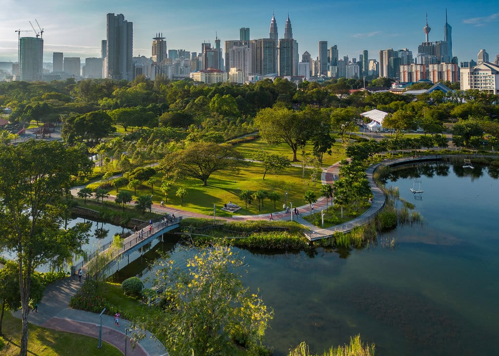 Taman rekreasi Titiwangsa di Kuala Lumpur. FOTO/iStockphoto Taman rekreasi Titiwangsa di Kuala Lumpur