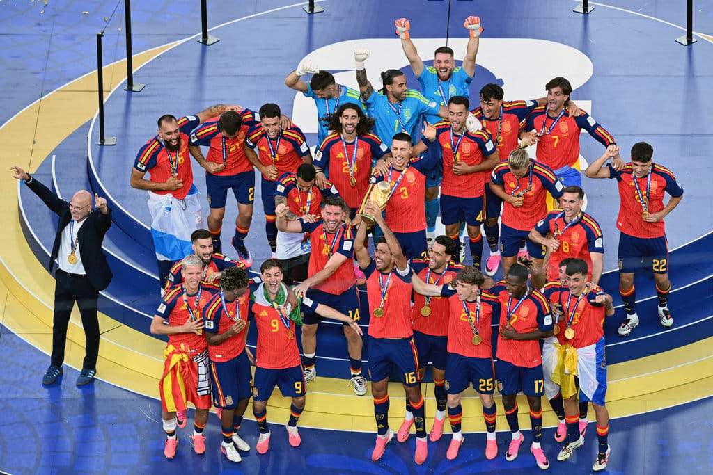 Spanyol juara Piala Dunia 2026 ANTARA FOTO/Michael Teguh Adiputra Siahaan/app/nym. Timnas Spanyol Juara Piala Dunia 2026