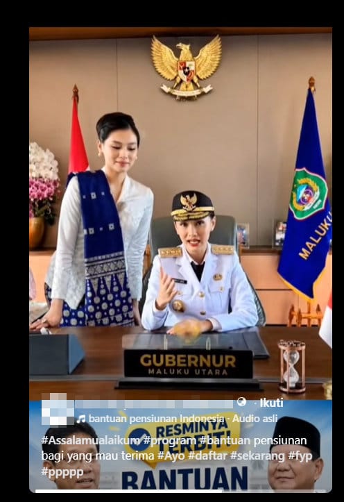 Periksa Fakta Bantuan Sherly Tjoanda. foto/hotline periksa fakta tirto Periksa Fakta Bantuan Sherly Tjoanda