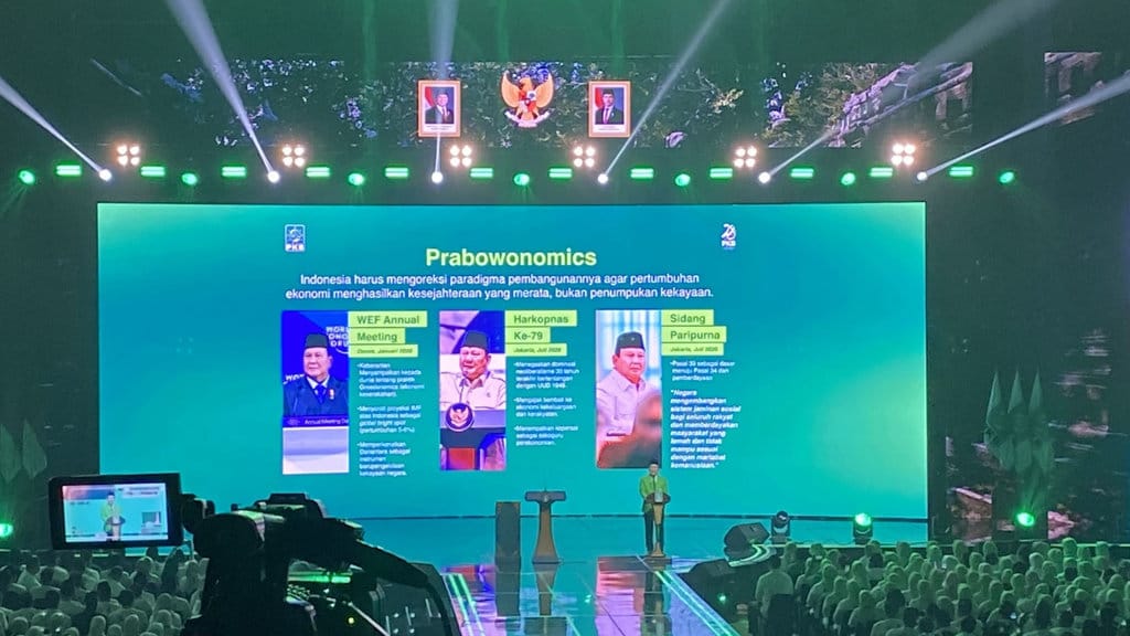 Partai Kebangkitan Bangsa (PKB) menggelar puncak peringatan hari lahir (Harlah) yang ke-28 di Jakarta Convention Center (JCC), Jakarta Pusat, Kamis (23/7/2026) sore. tirto.id/Rahma Dwi Safitri Harlah PKB ke-28