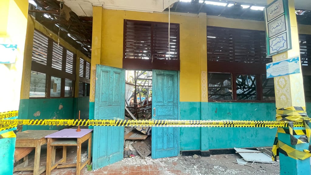 Gubernur DKI Jakarta, Pramono Anung, Meninjau SDN Kebayoran Lama Selatan 09 Untuk Melakukan Renovasi, Jumat (24/07/26). FOTO/Putri Az zahra SDN Kebayoran Lama Selatan 09