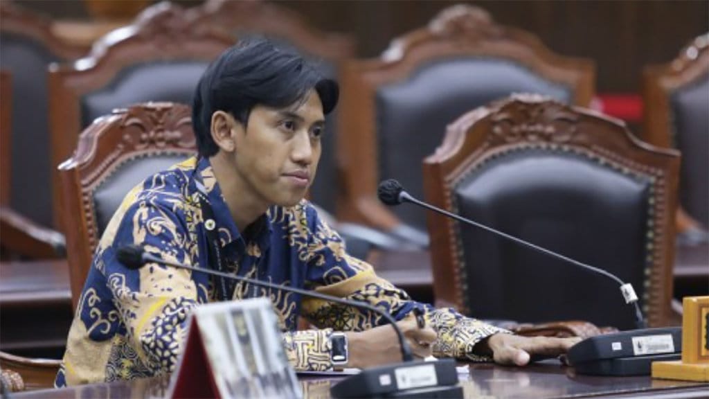 Pemohon Reza Sudrajat saat Sidang Pemeriksaan Pendahuluan Perkara Nomor 55/PUU-XXIV/2026, Kamis (12/2/2026). Humas/Bay Reza Sudrajat