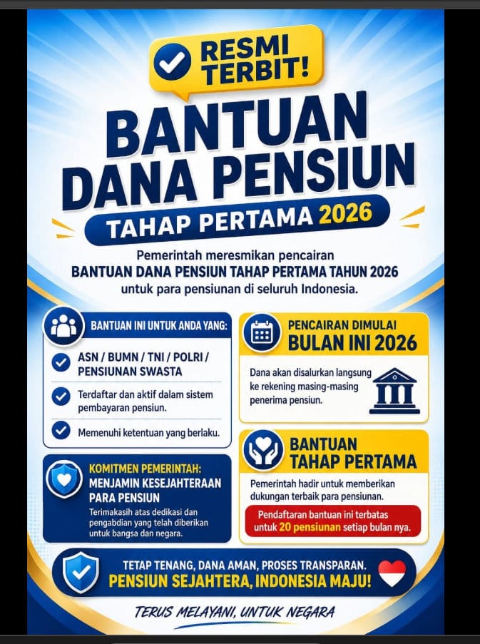 Periksa Fakta Bantuan Dana Pensiun. foto/hotline periksa fakta tirto Periksa Fakta Bantuan Dana Pensiun