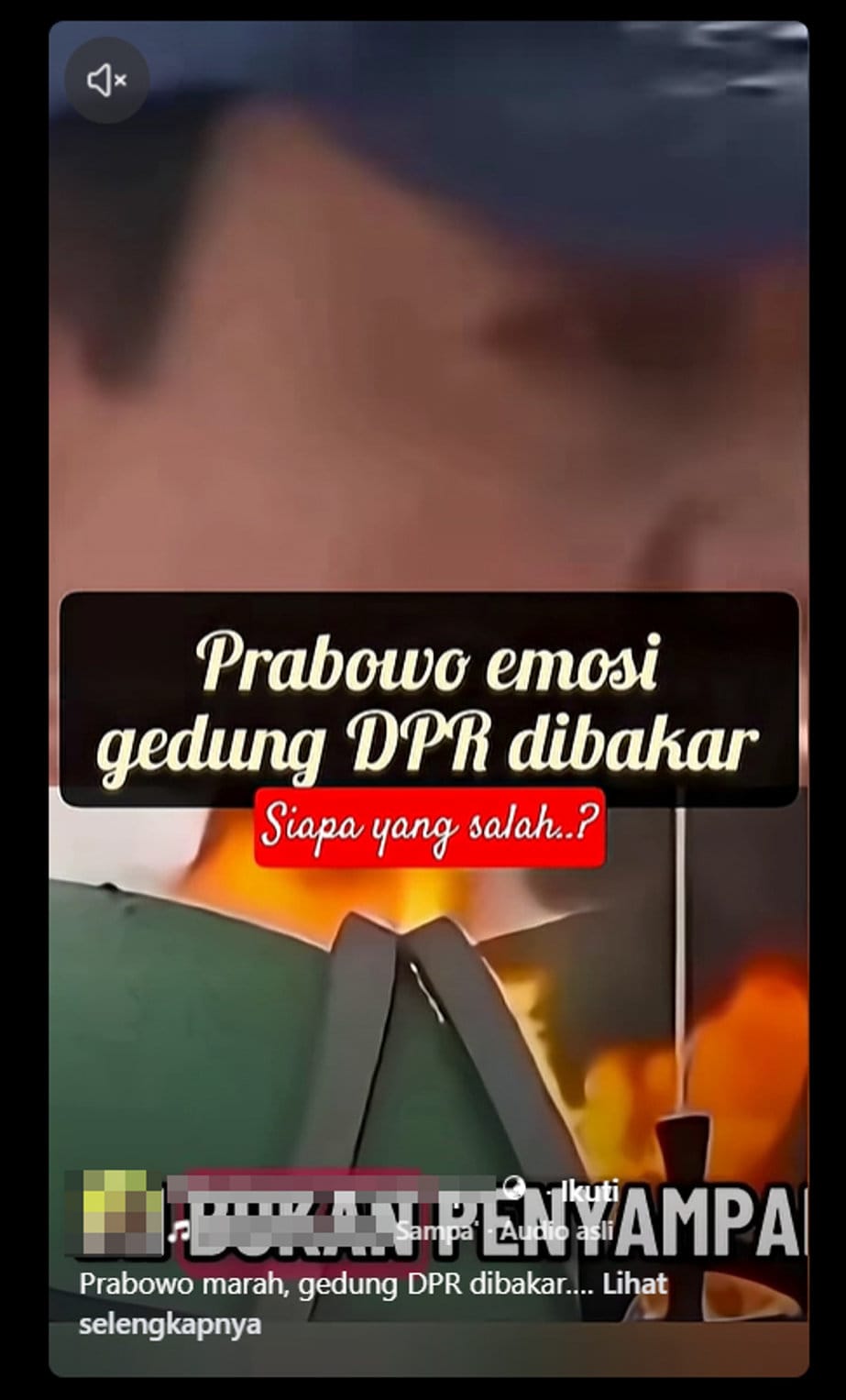 Periks Fakta Prabowo Emosi. FOTO/Hotline Periksa Fakta Tirto Periks Fakta Prabowo Emosi