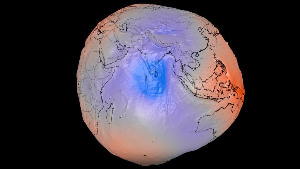 Geoid Bumi. foto/Dok. NASA Geoid Bumi