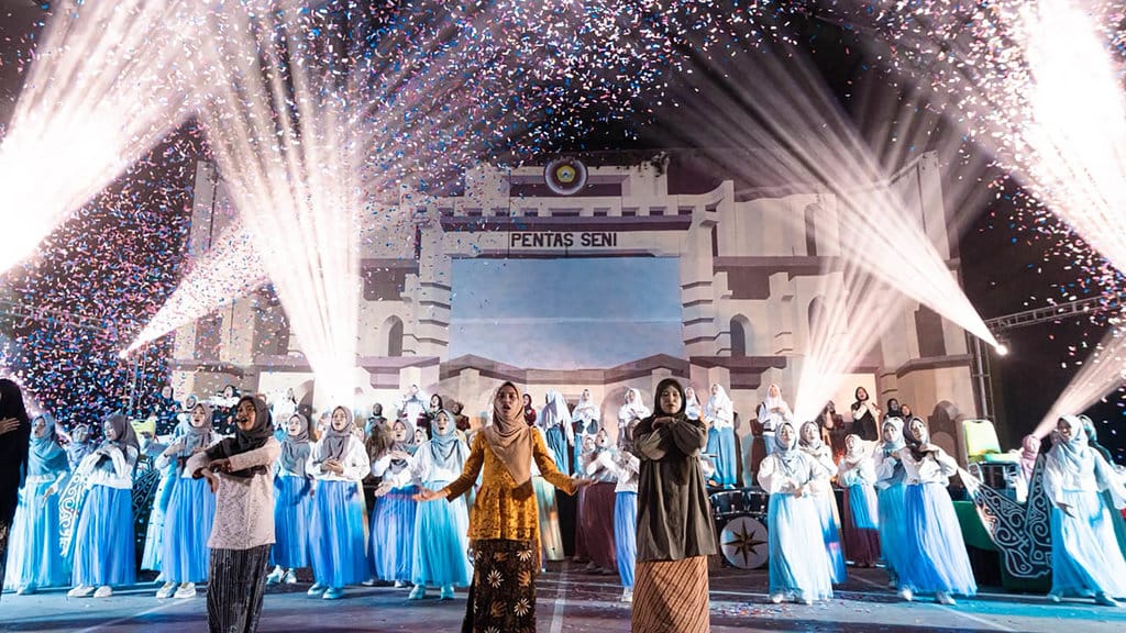 Foto kegiatan pentas seni penampilan santri Daarul Rahman. foto/Pesantren Darul Rahman Pesantrren Darul Rahman