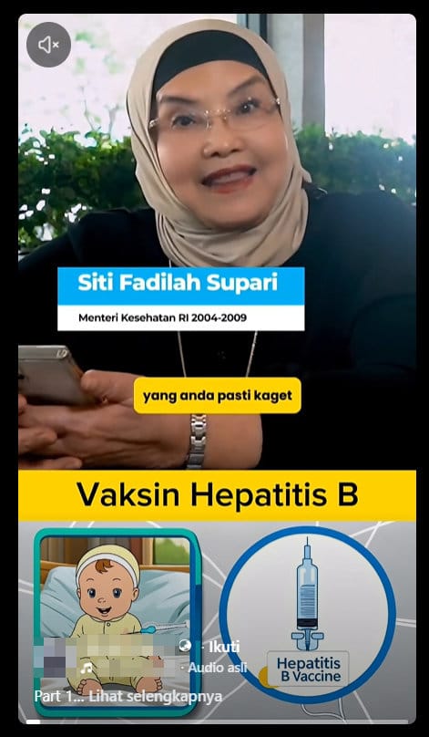 Periksa Fakta Vaksin Hepatitis B. foto/hotline periksa fakta tirto Periksa Fakta Vaksin Hepatitis B
