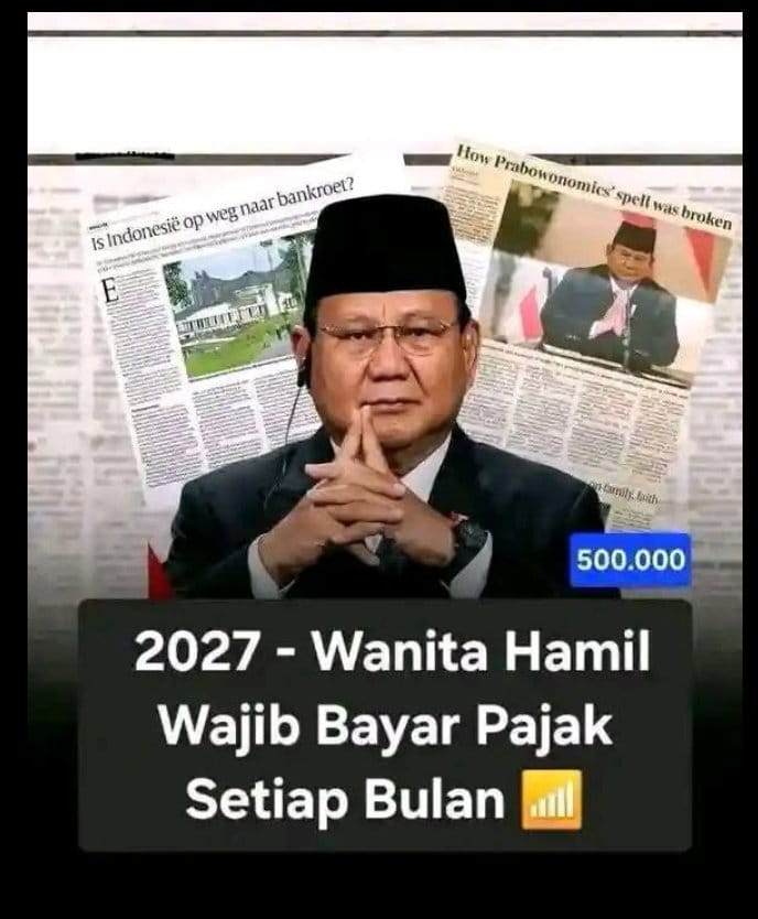 Periksa Fakta Pajak Wanita Hamil. foto/Fuad Periksa Fakta Pajak Wanita Hamil