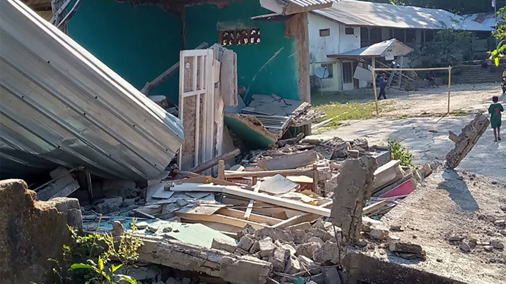 Rumah warga di Pulau Palue, Kabupaten Sikka yang rusak terdampak gempa, Sabtu (15/8/2026). Foto/ istimewa. Gempa Bumi Maumere