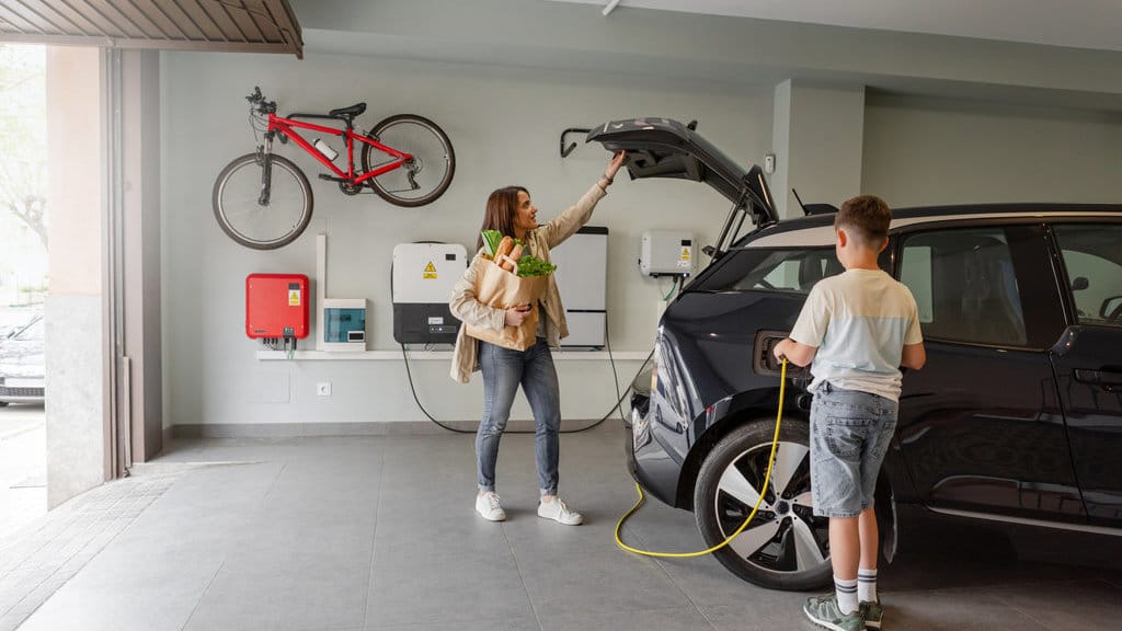 Ilustrasi carport mobil. FOTO/iStockphoto Ilustrasi carport mobil