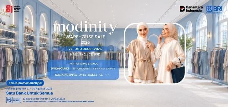 Modinity Warehouse Sale 2026, ICE BSD. foto/DOk. BRI Body Artikel BRI MARCOM II 8