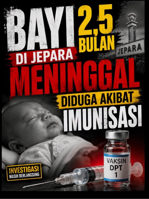 Periksa Fakta Bayi Meninggal Akibat DPT 1. foto/hotline periksa fakta tirto Periksa Fakta Bayi Meninggal Akibat DPT 1