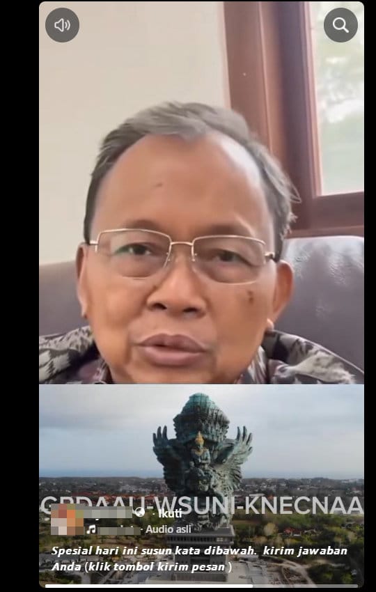 Periksa fakta I Wayan Koster. foto/hotline periksa fakta tirto Periksa fakta I Wayan Koster