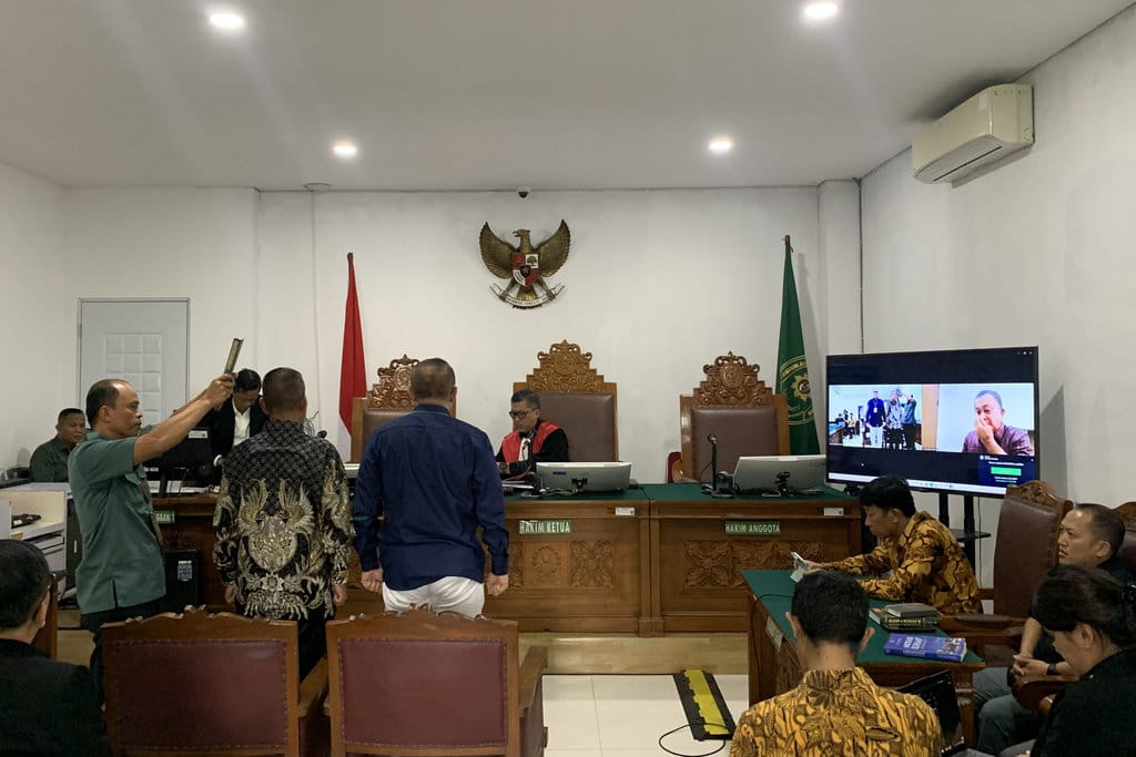 Sidang praperadilan pengadaan motor listrik BGN di Pengadilan Negeri Jakarta Selatan, Selasa (8/9/2026). tirto.id/Huda Sidang pengadaan motor listrik BGN