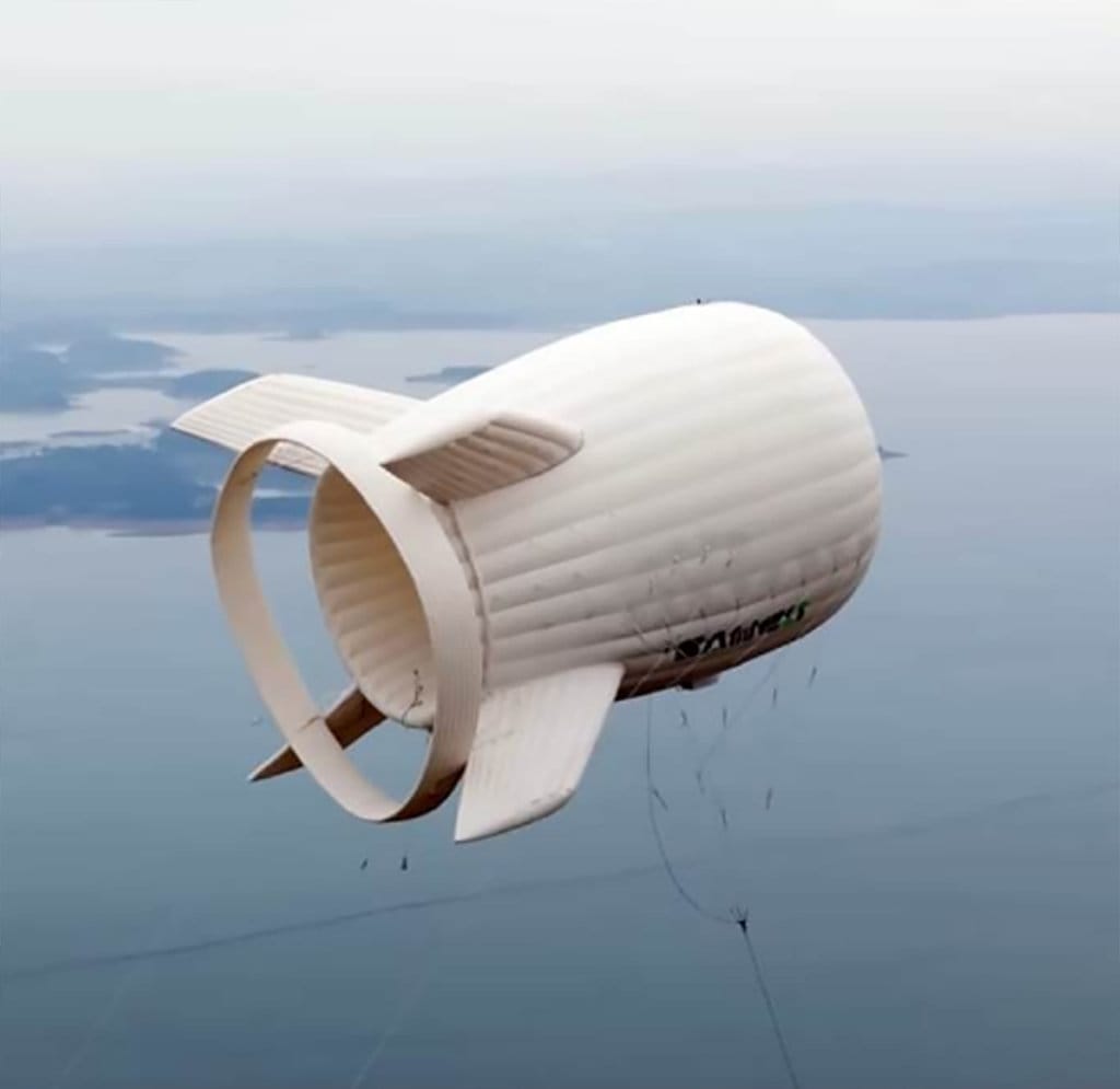 S500 buoyant airborne turbine. FOTO/Screenshot from New China TV video(17 November 2024) S500 buoyant airborne turbine